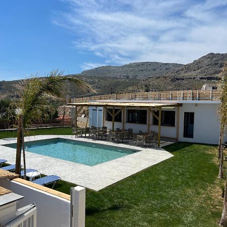 Grande Blue Suites With Private Bay Archangelos  Esterno foto