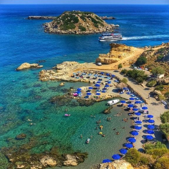 Grande Blue Suites With Private Bay Archangelos  Esterno foto