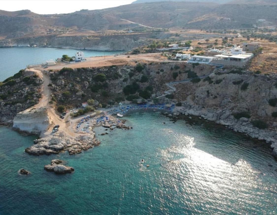 Grande Blue Suites With Private Bay Archangelos  Esterno foto