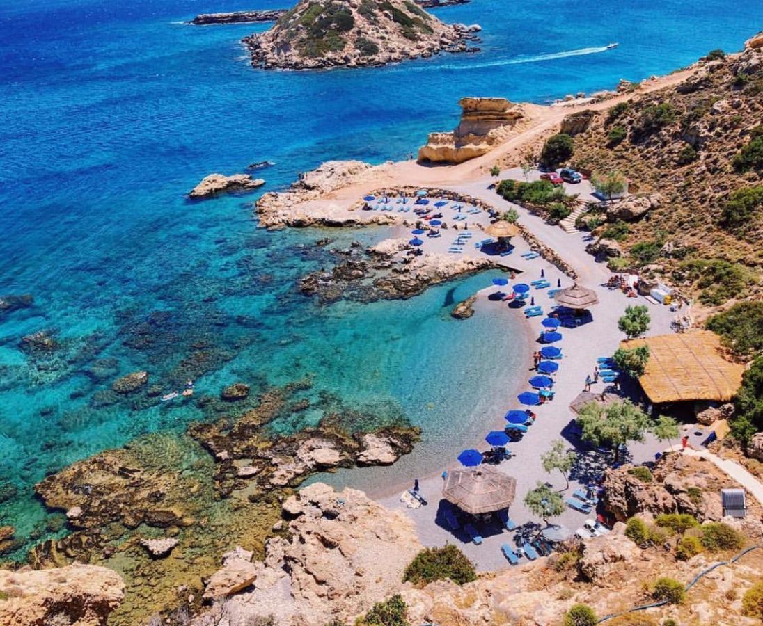 Grande Blue Suites With Private Bay Archangelos  Esterno foto