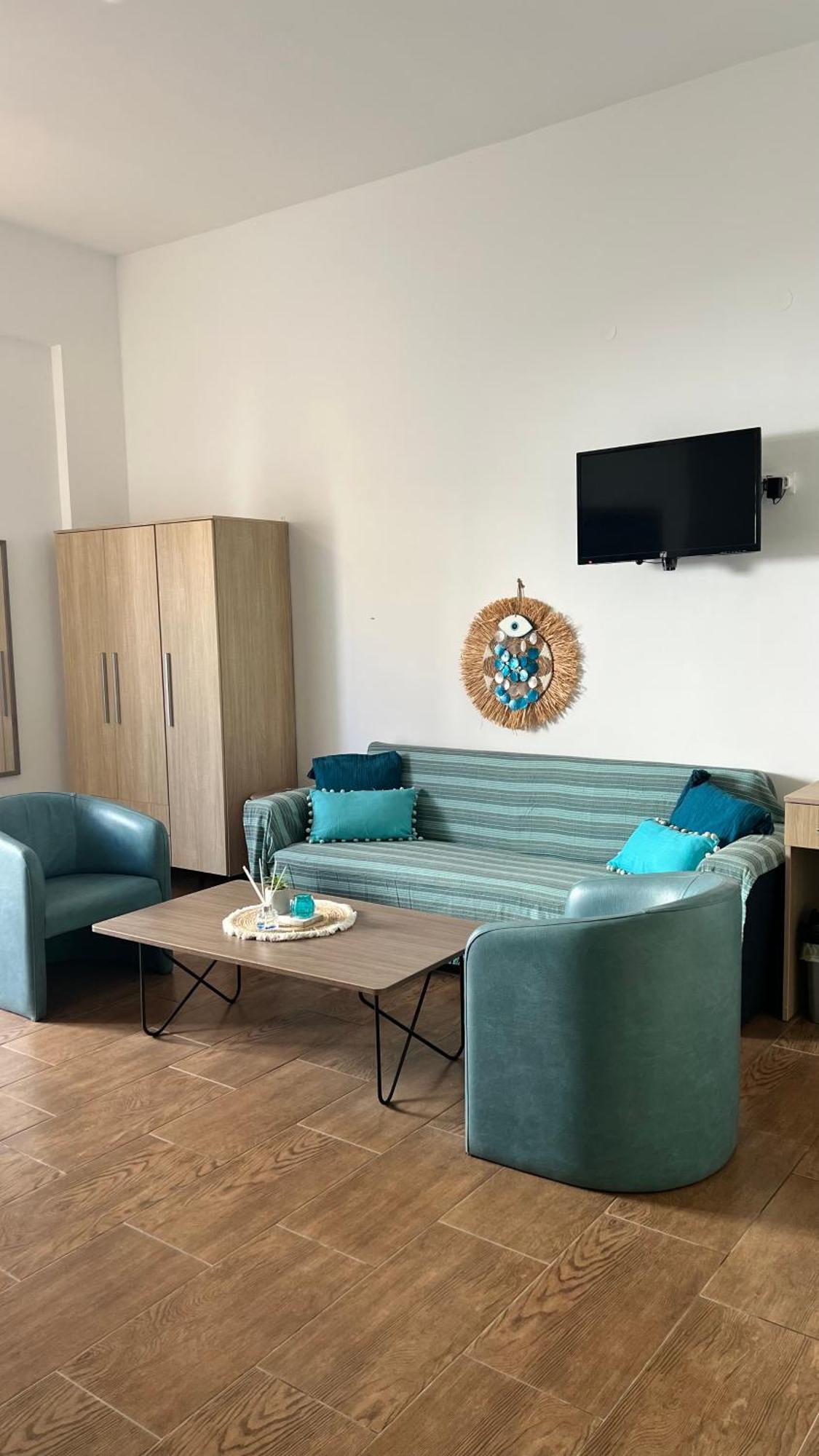 Grande Blue Suites With Private Bay Archangelos  Esterno foto
